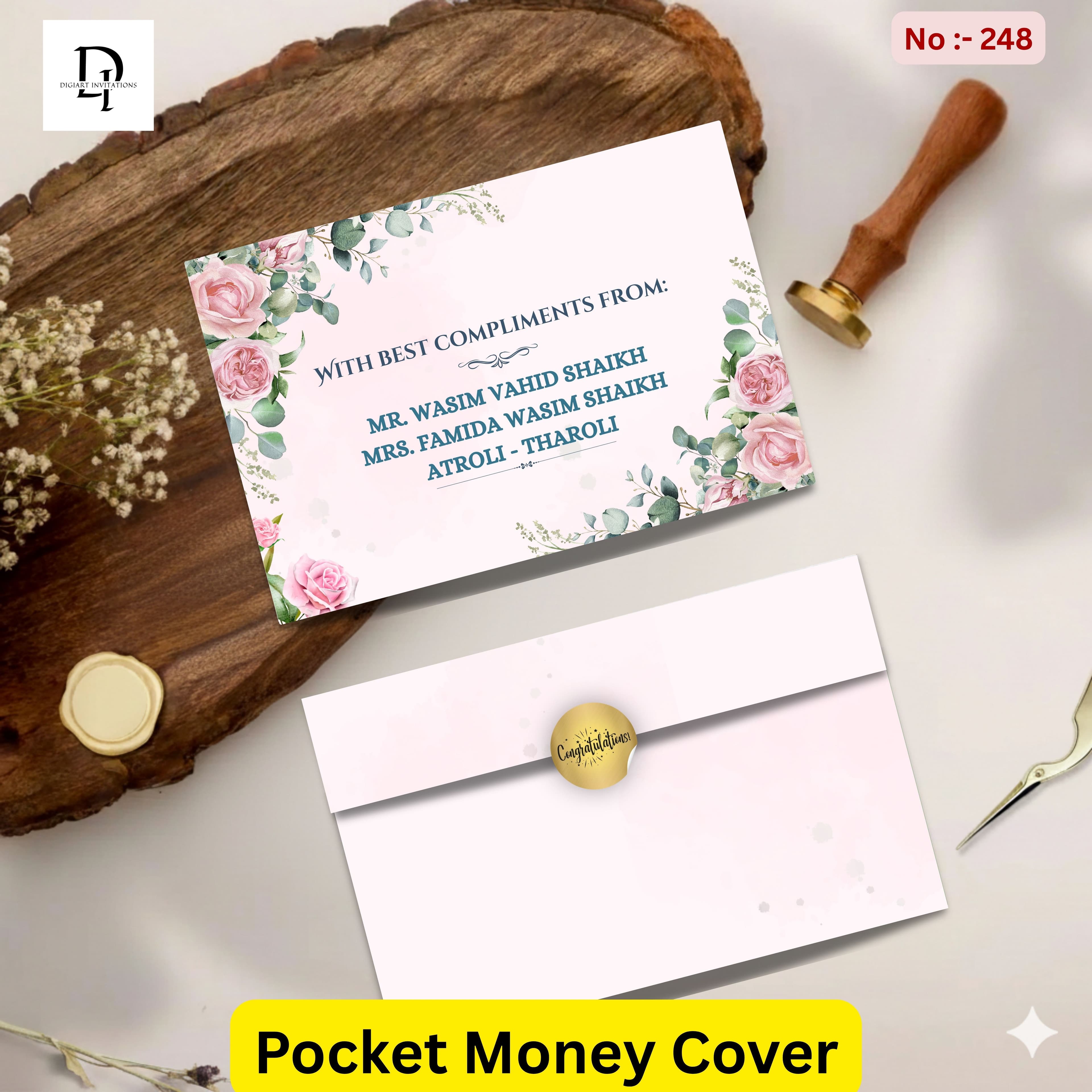 Pink Roses Shagun Cover