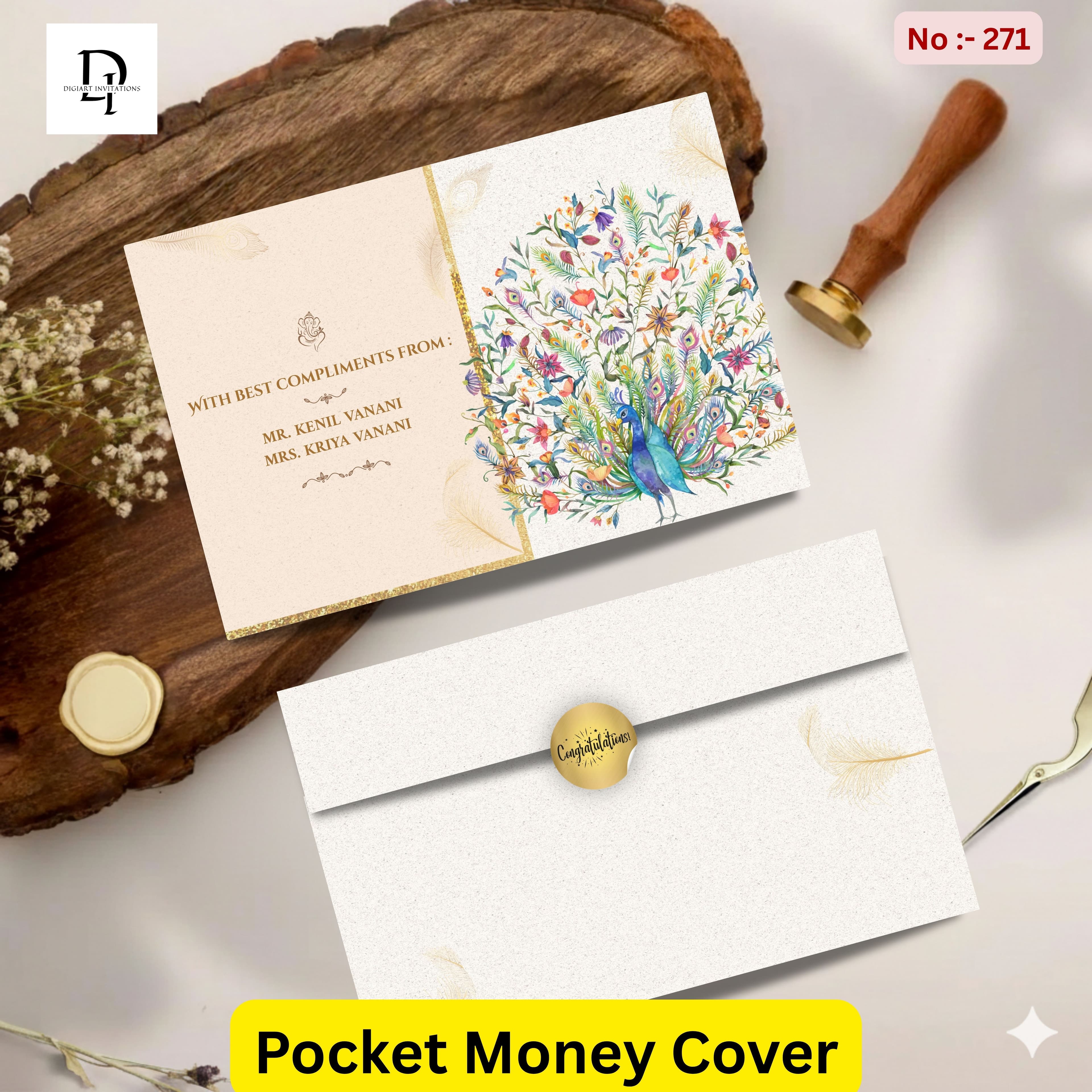 Split Peacock Shagun Cover